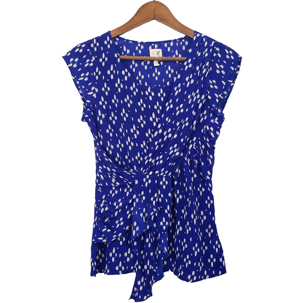 Edme & Esyllte Silk Blouse Top Tunic - 0